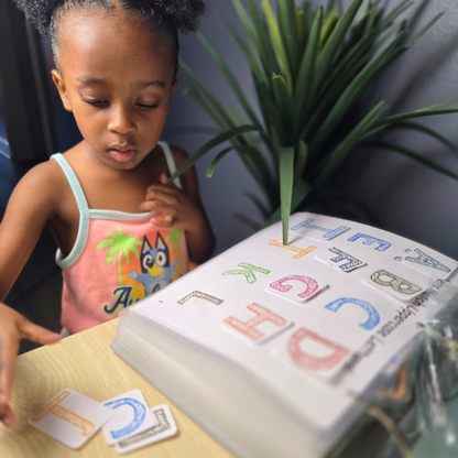 Letter Recognition and Tracing Busy Book (Curriculum)