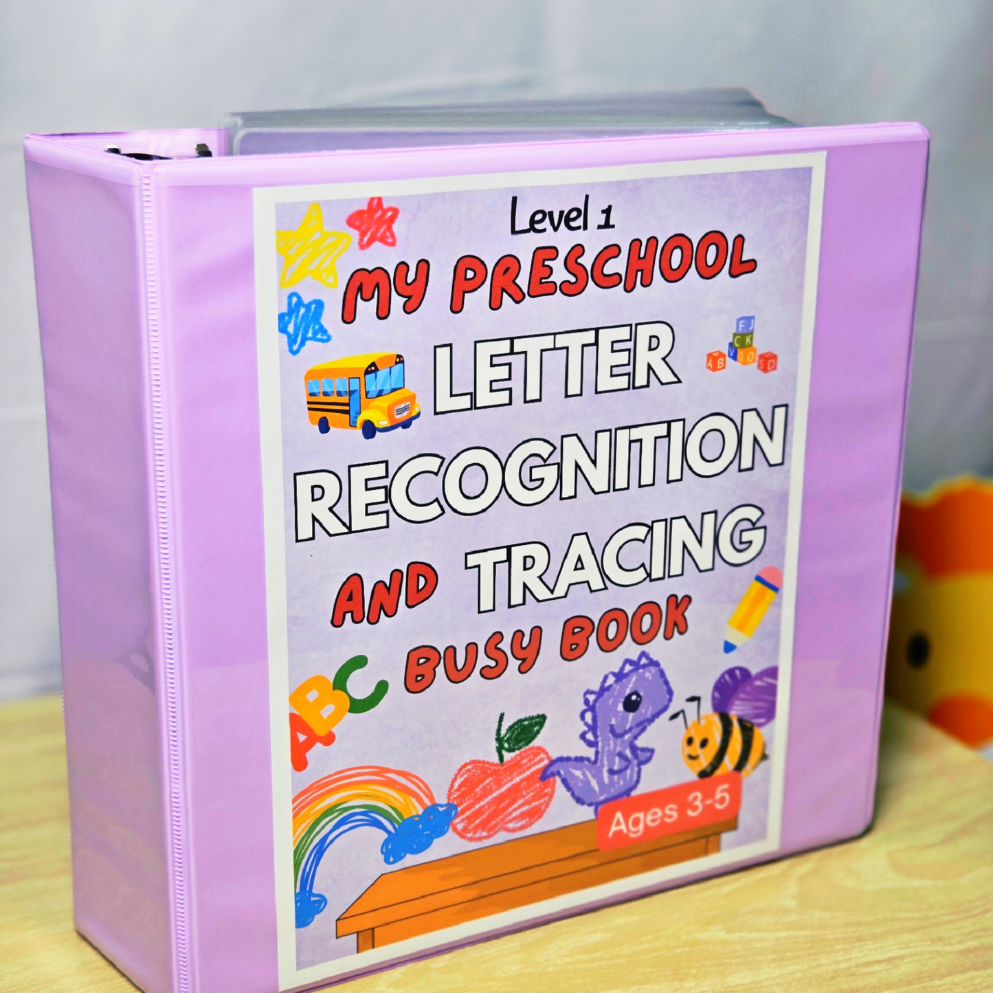 Letter Recognition and Tracing Busy Book (Curriculum)