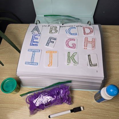 Letter Recognition and Tracing Busy Book (Curriculum)