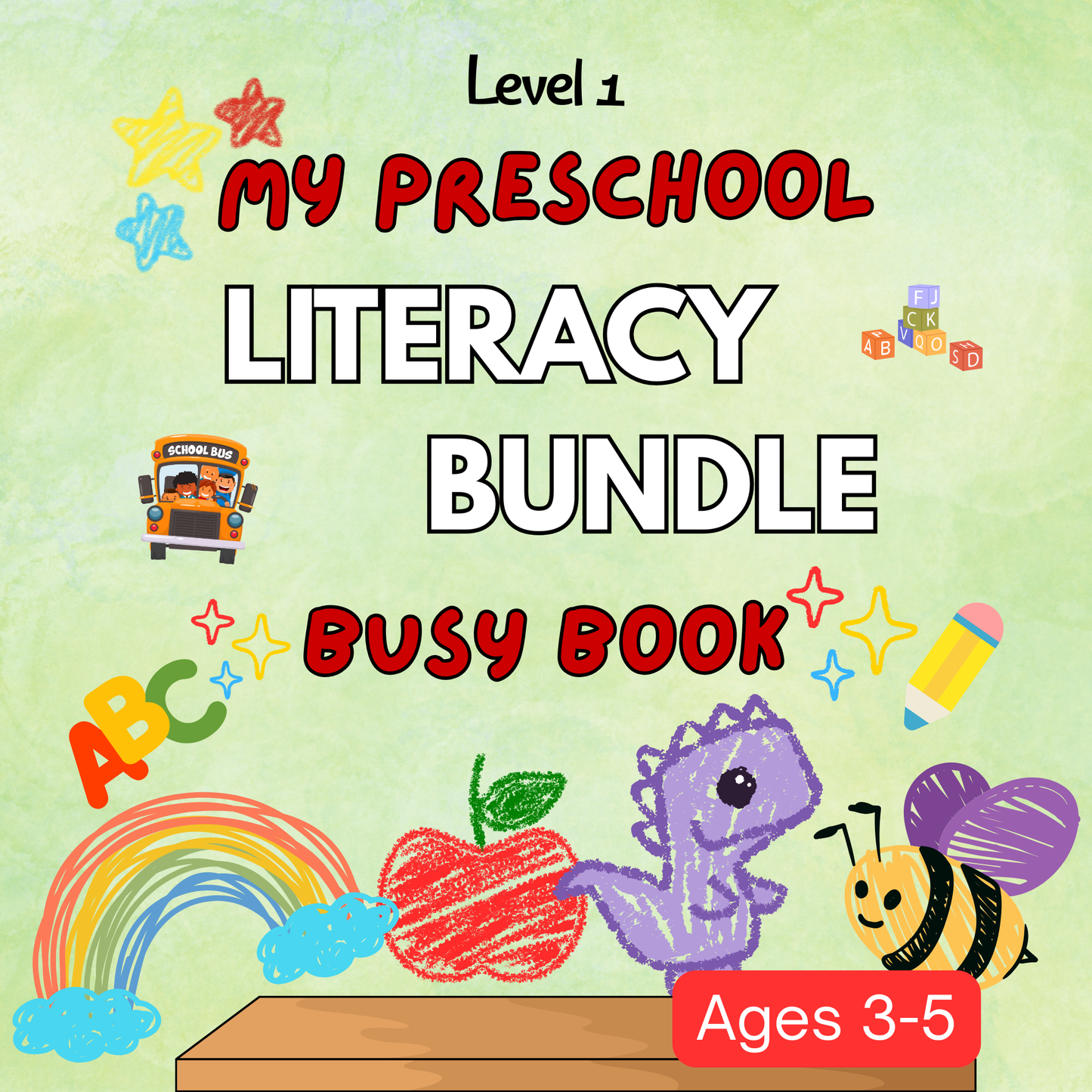 Literacy BUNDLE Busy Books (Curriculum)