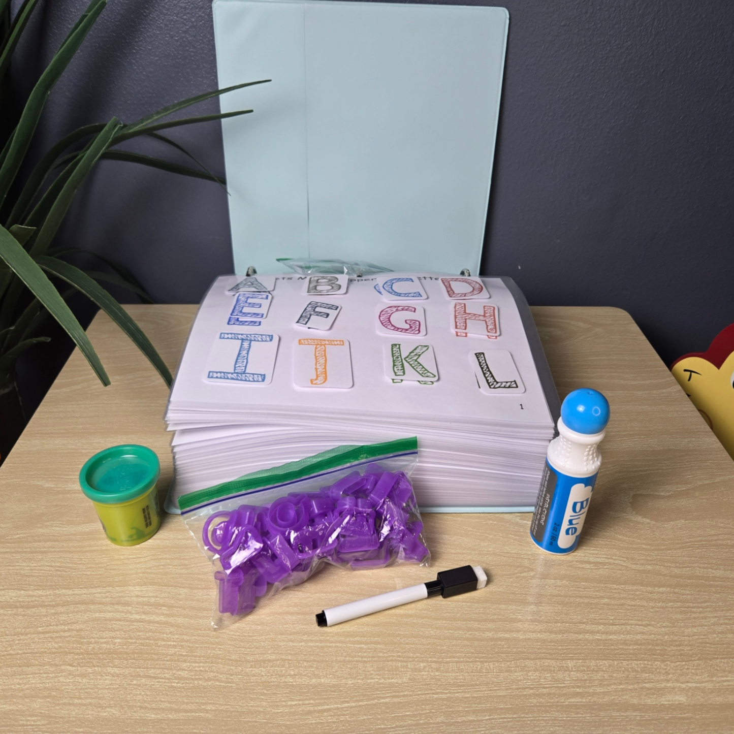 Letter Recognition and Tracing Busy Book (Curriculum)