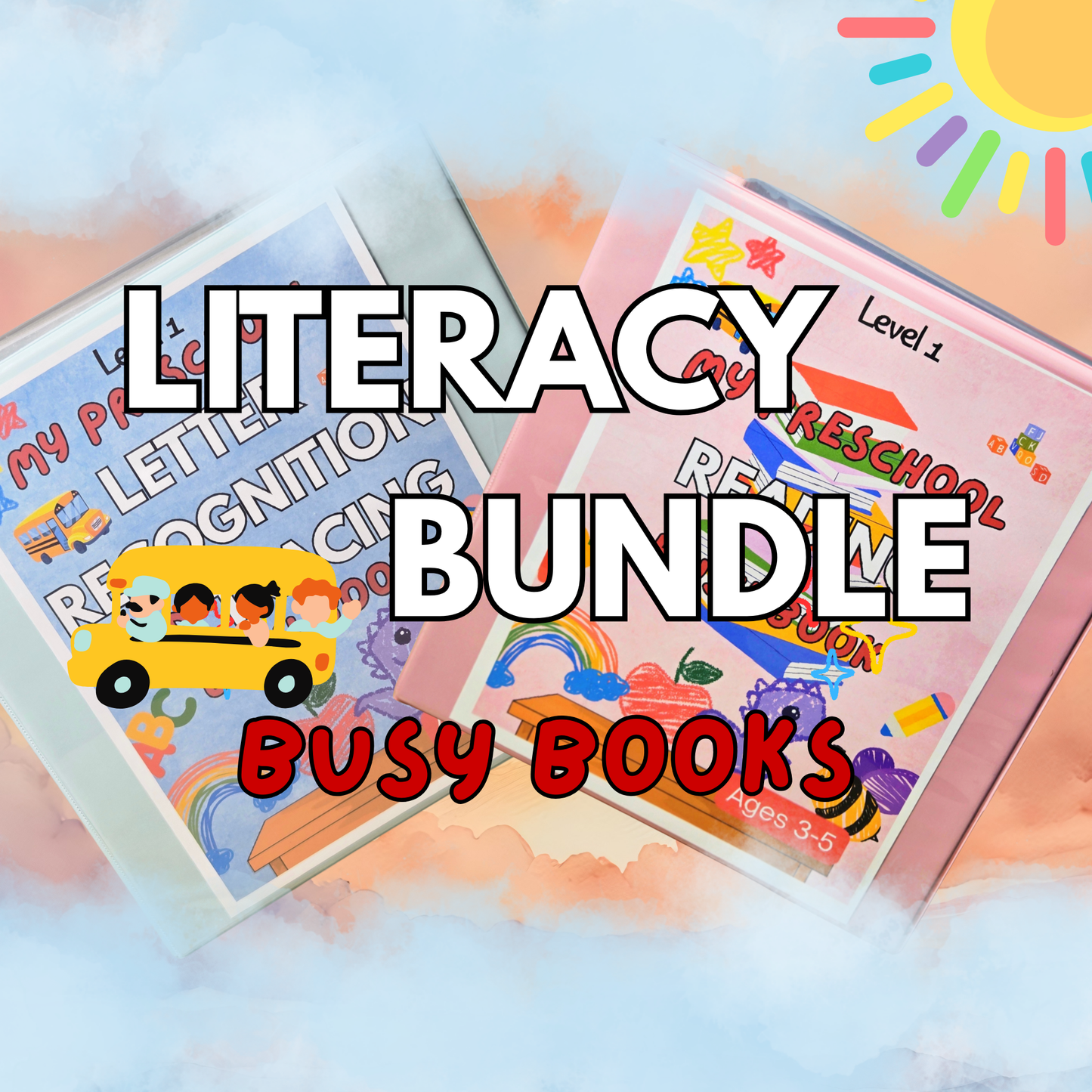 Literacy BUNDLE Busy Books (Curriculum)